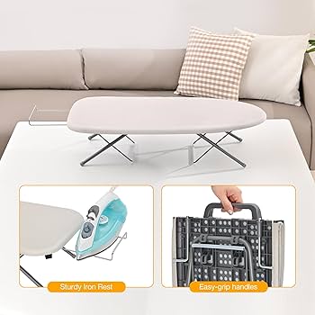 Amazon.com: APEXCHASER Tabletop Ironing Board with Iron Rest